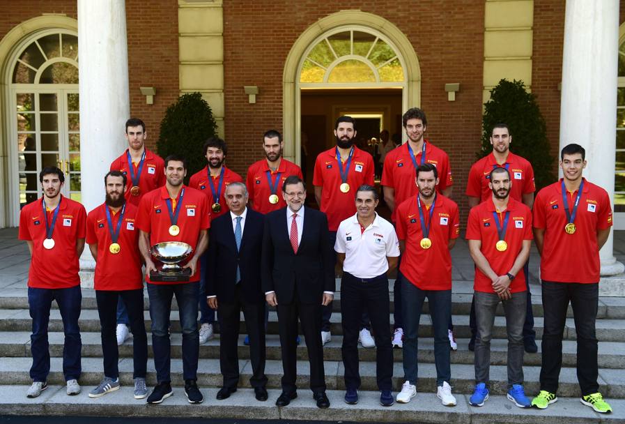  ... a Madrid. La Nazionale di basket spagnola  stata celebrata al ritorno dal trionfo agli Europei in Francia. 